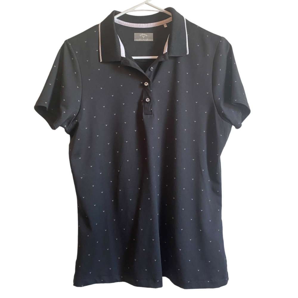 CALLAWAY Black Golf Shirt Women’s Size Medium